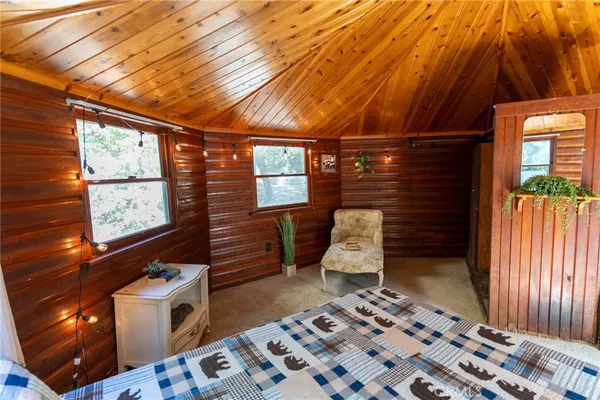 a room with furniture and a window