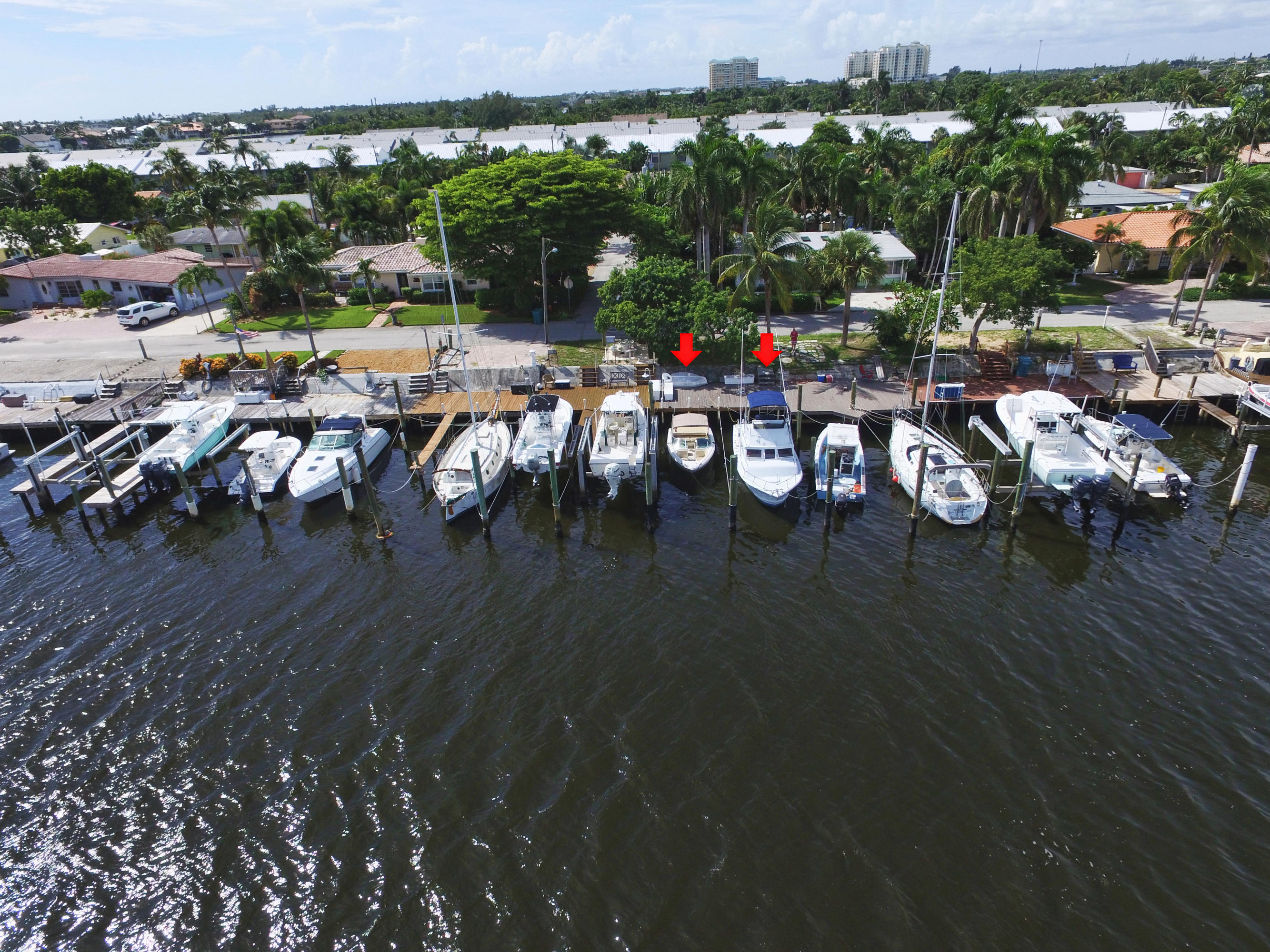 660 S Road Boynton Beach, FL 33435 - Photo 36 of 37 Aerial of Docks