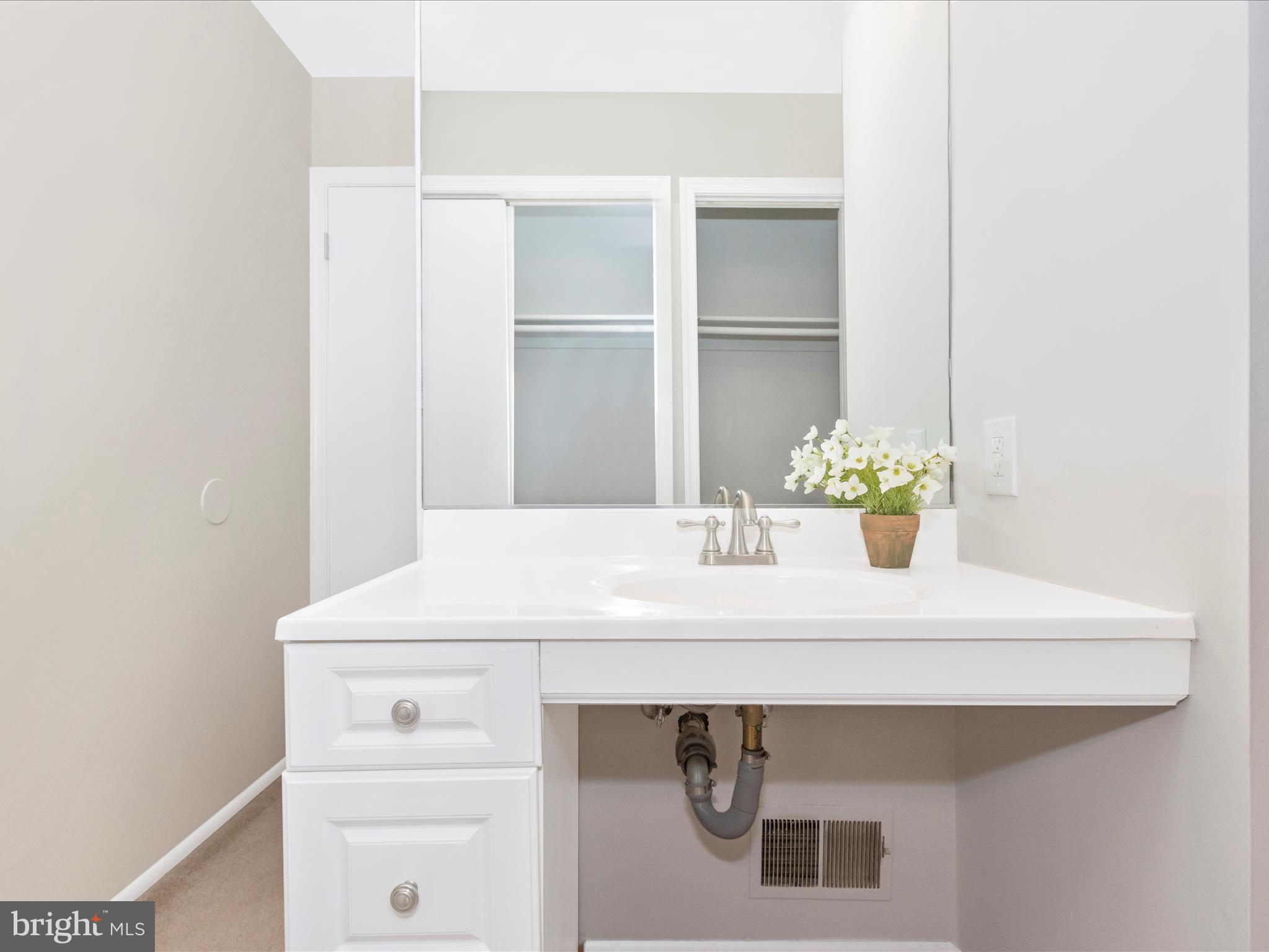 19453 Olney Mill Road Olney, MD 20832 - Photo 18 of 41 a bathroom with a sink and a mirror