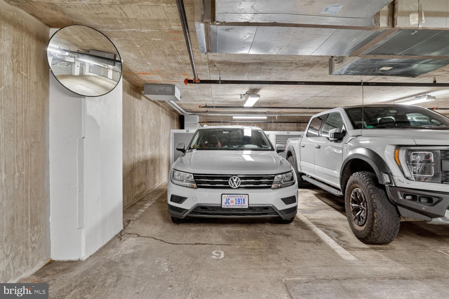 37 L Street Southeast, Unit 802 Washington, DC 20003 - Photo 23 of 23 a car parked in a garage