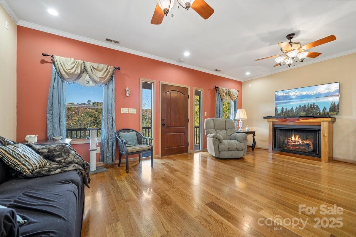 492 State Rd S-11-586 Gaffney, SC 29340 - Photo 9 of 45 a living room with furniture and a fireplace