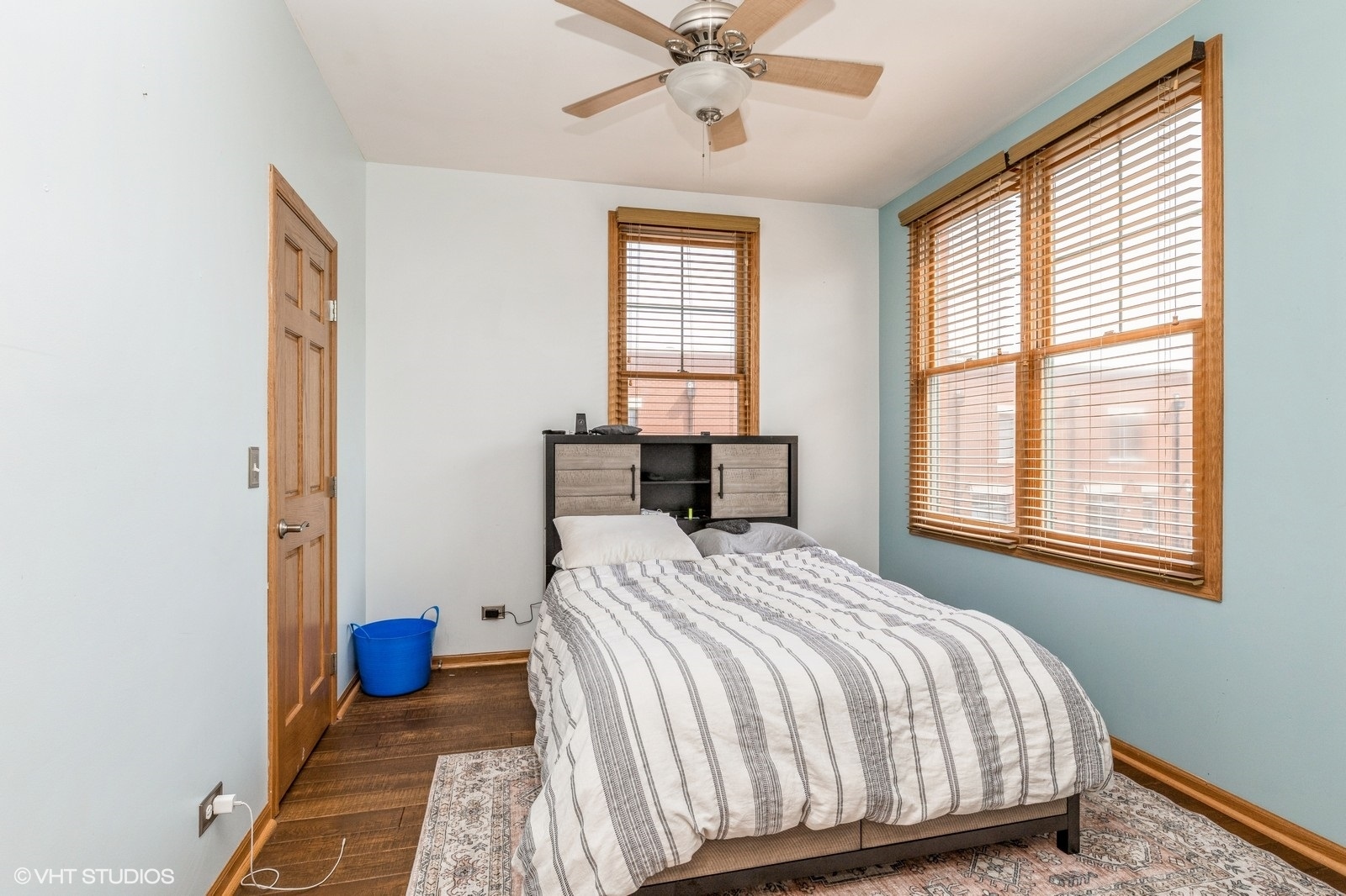 162 Dawson Drive Elgin, IL 60120 - Photo 10 of 15 a bedroom with a bed and wooden floor