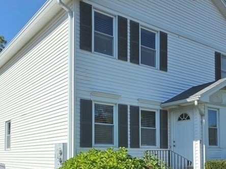 a view of front door