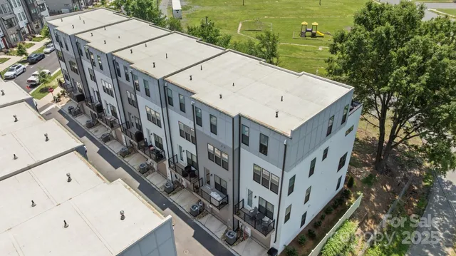 a view of a city with tall buildings