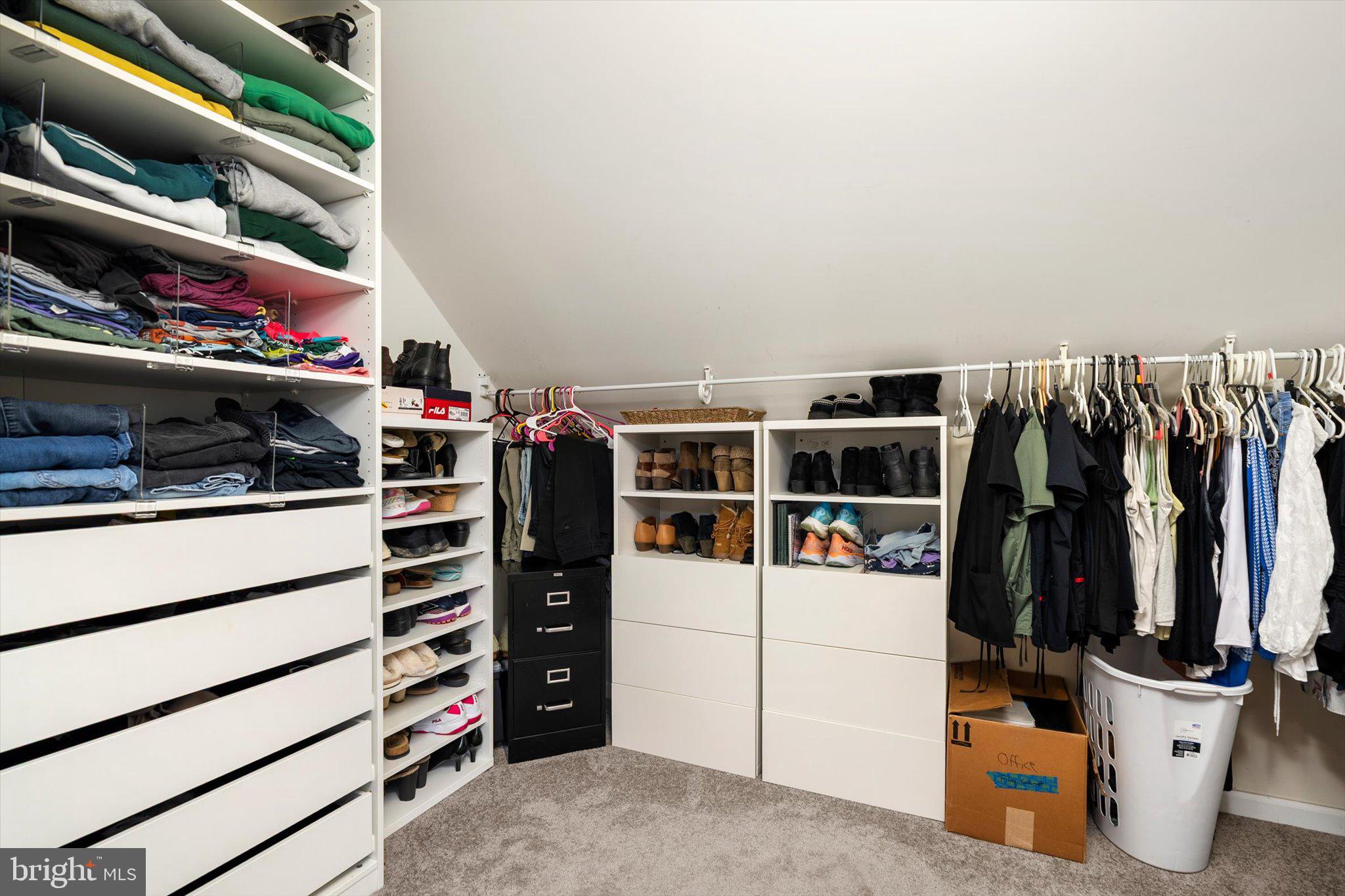 8 Carney Way Hamilton, NJ 08620 - Photo 38 of 66 Stylish attic closet with organized storage.