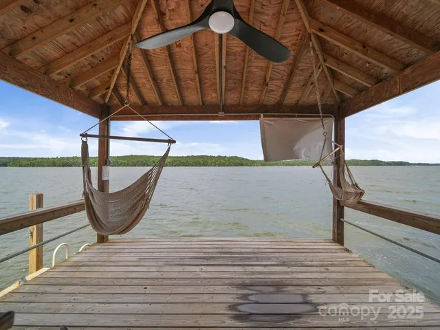 a view of a balcony with staircase