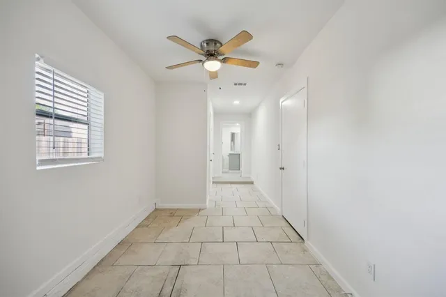 a view of an empty room