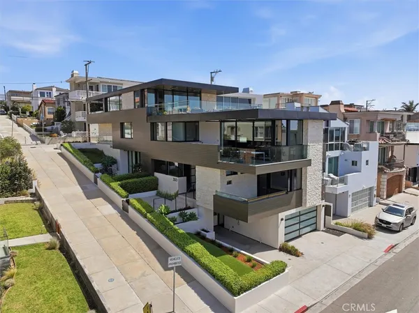 a view of a city with tall buildings