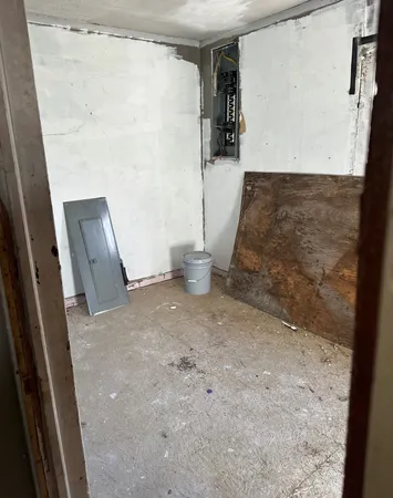 a view of water heater room