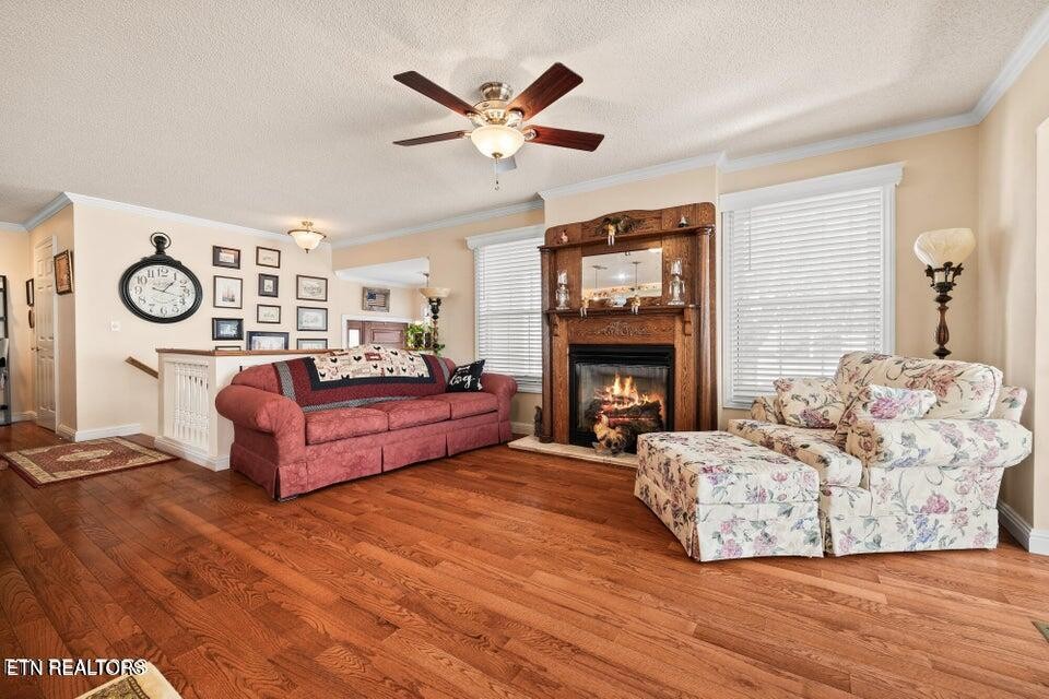 275 Hawthorn Loop Crossville, TN 38555 - Photo 51 of 59 a living room with furniture and a fireplace