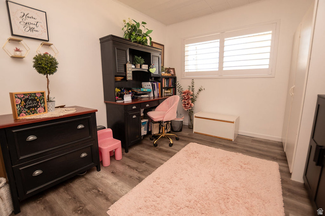 340 West 100 N Street Beaver, UT 84713 - Photo 20 of 37 Office space featuring dark wood finished floors