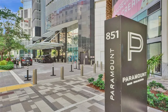 a view of a building with a patio