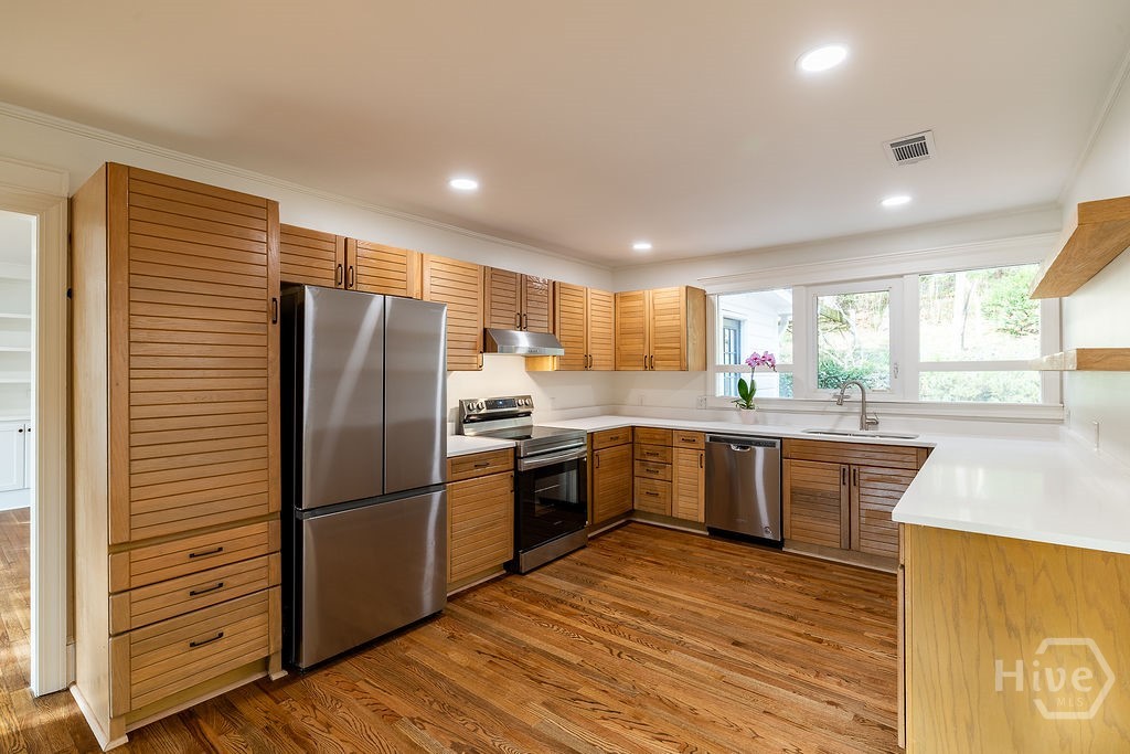550 Fortson Road Athens, GA 30606 - Photo 2 of 50 Kitchen overlooking backyard with Koi Pond