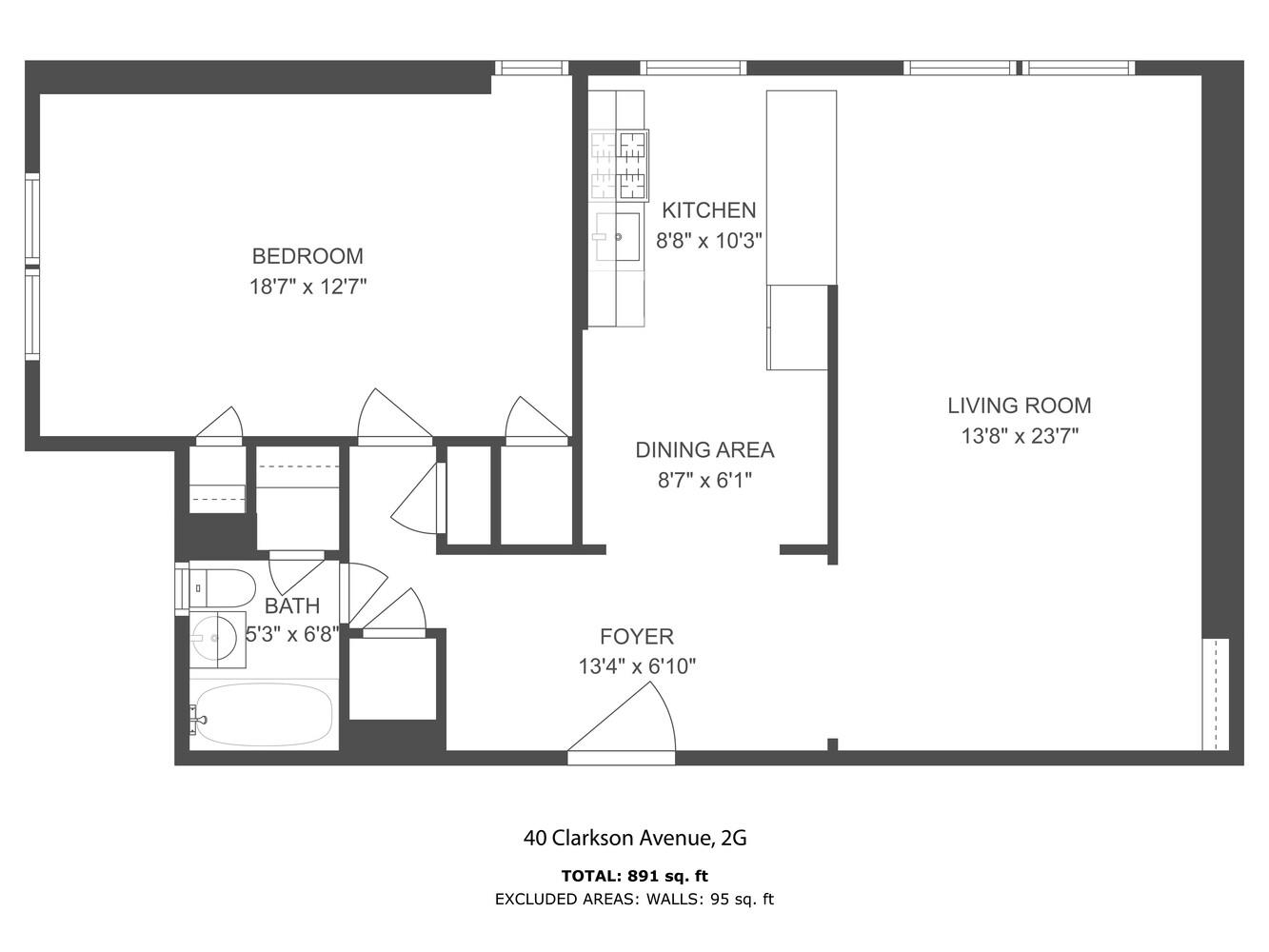 40 Clarkson Avenue, Unit 2G Brooklyn, NY 11226 - Photo 8 of 8