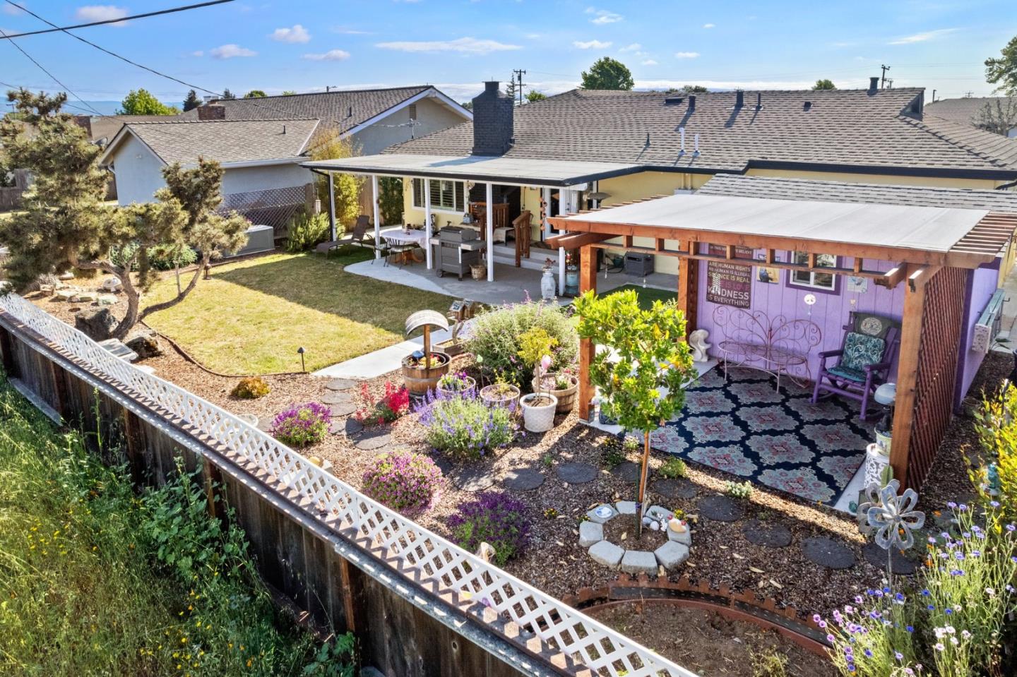 1650 Cambrian Drive Salinas, CA 93906 - Photo 40 of 48 an aerial view of a house with a garden