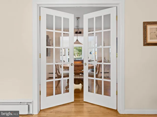 a view of front door