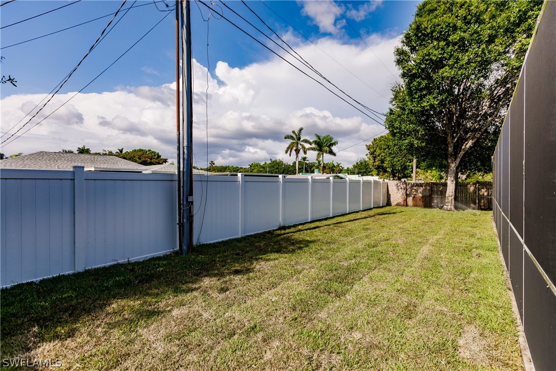 1623 Coronado Road Fort Myers, FL 33901 - Photo 23 of 24 a view of a backyard