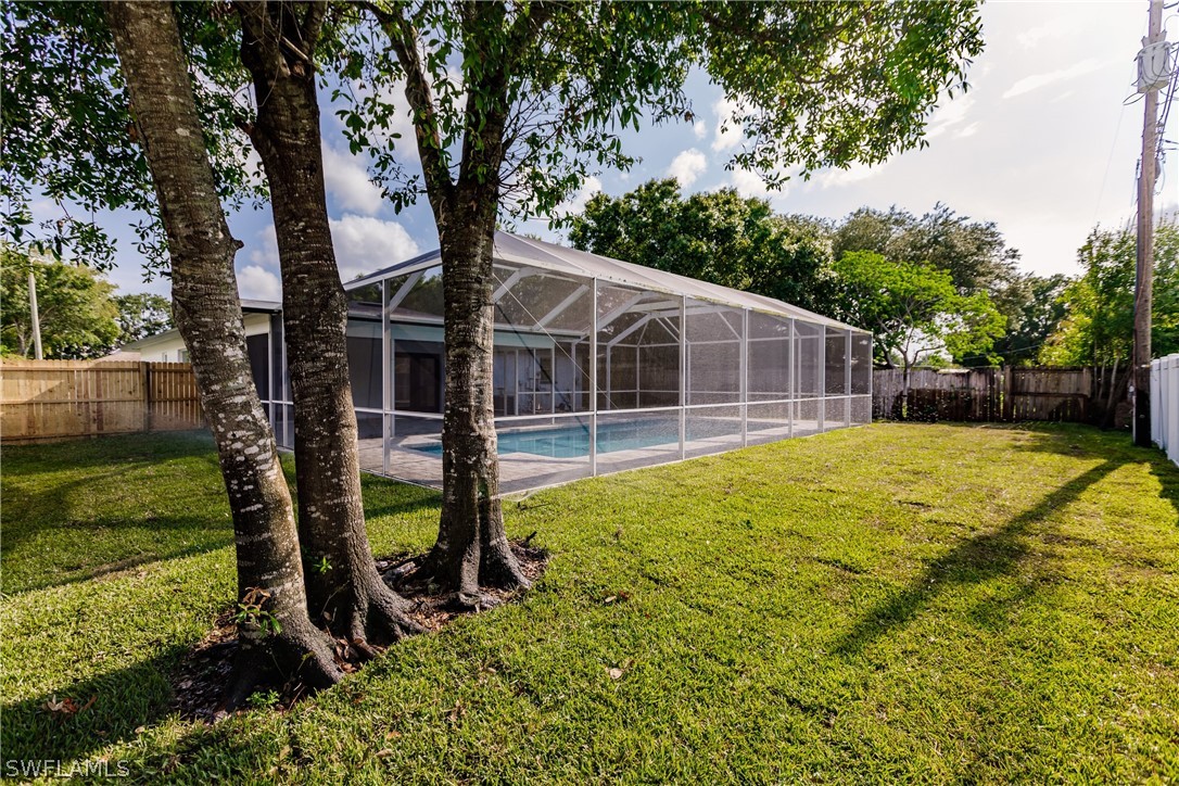1623 Coronado Road Fort Myers, FL 33901 - Photo 24 of 24 a view of a house with backyard and sitting area