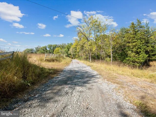 a view of a yard with wooden fence
