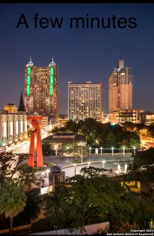 a front view of a building with glass windows