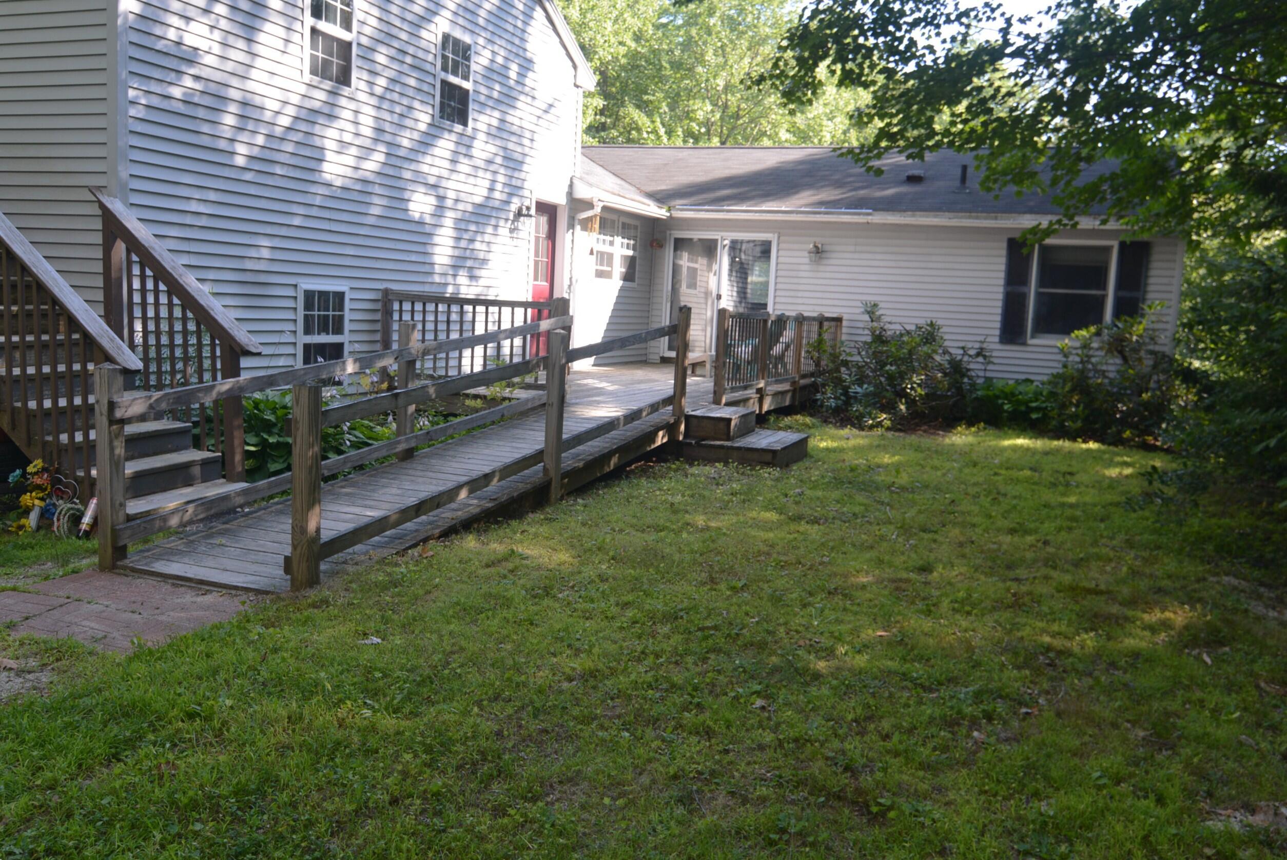 38 Whitney Road Gray, ME 04039 - Photo 2 of 46 rear of home with handicapped ramp