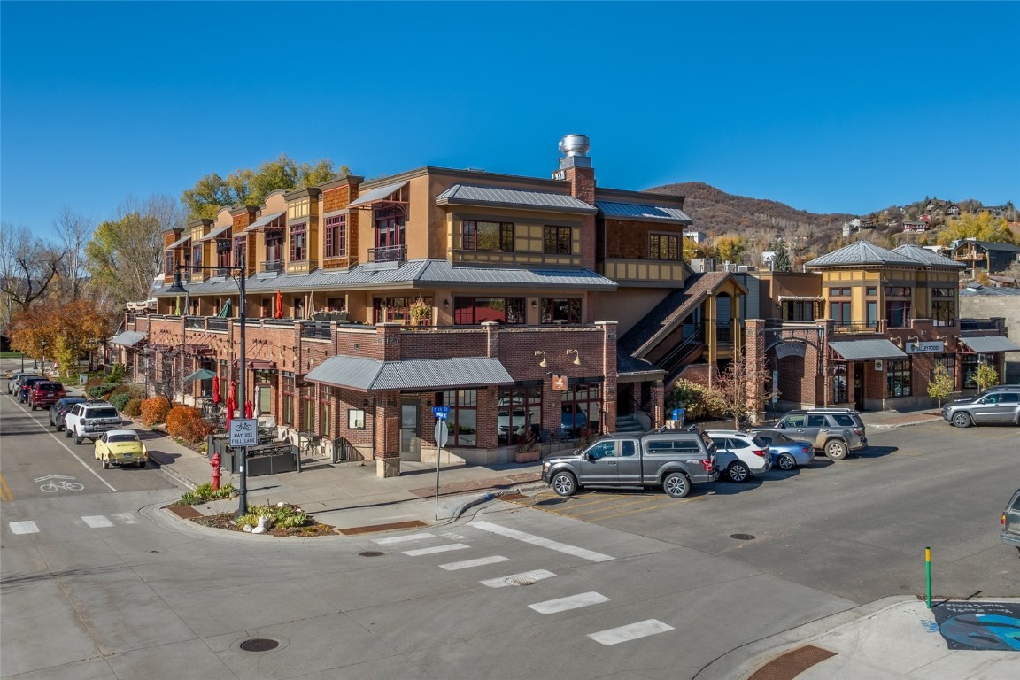35 11th Street, Unit B Steamboat Springs, CO 80487 - Photo 15 of 18 a front view of a building with street view