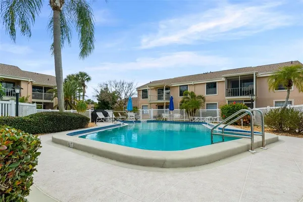 a view of outdoor space yard swimming pool and patio