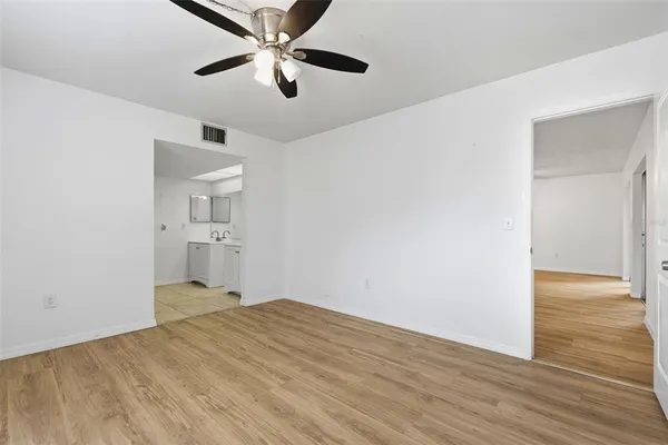 wooden floor in an empty room