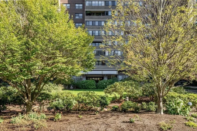 a front view of a building