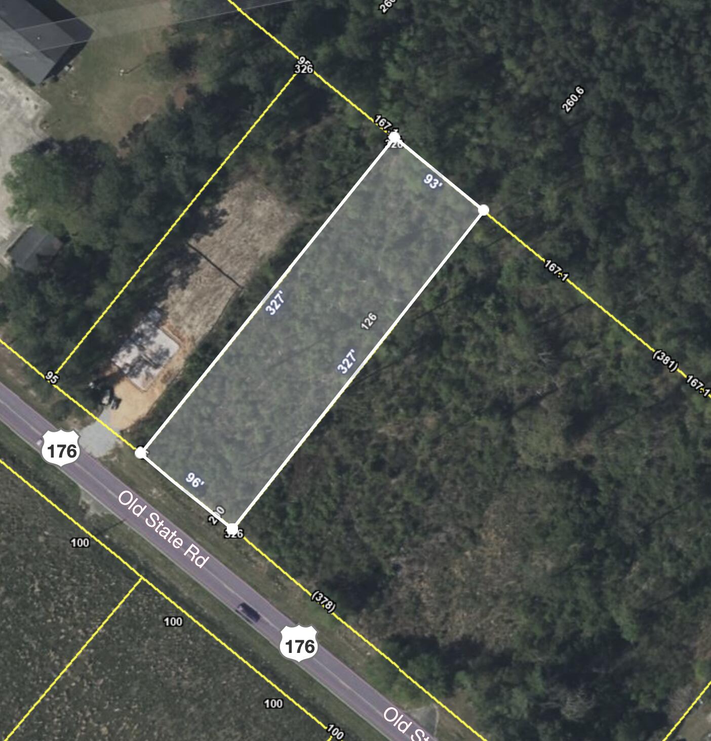 8941 Old State Road Holly Hill, SC 29059 - Photo 6 of 19 Screenshot of Boundary
