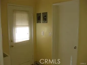 a bathroom with a window