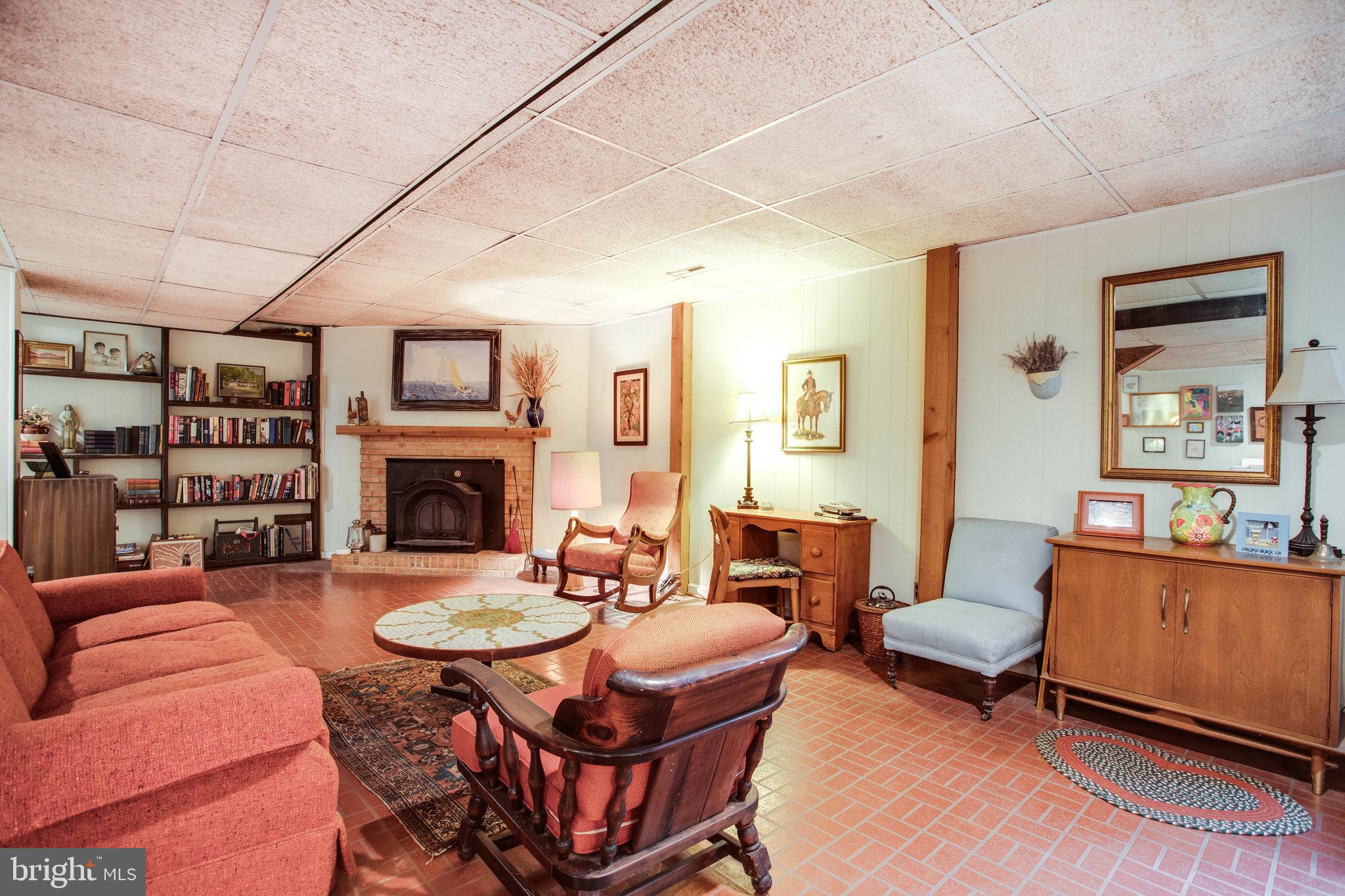 800 Clear Spring Road Great Falls, VA 22066 - Photo 23 of 37 Wood burning stove