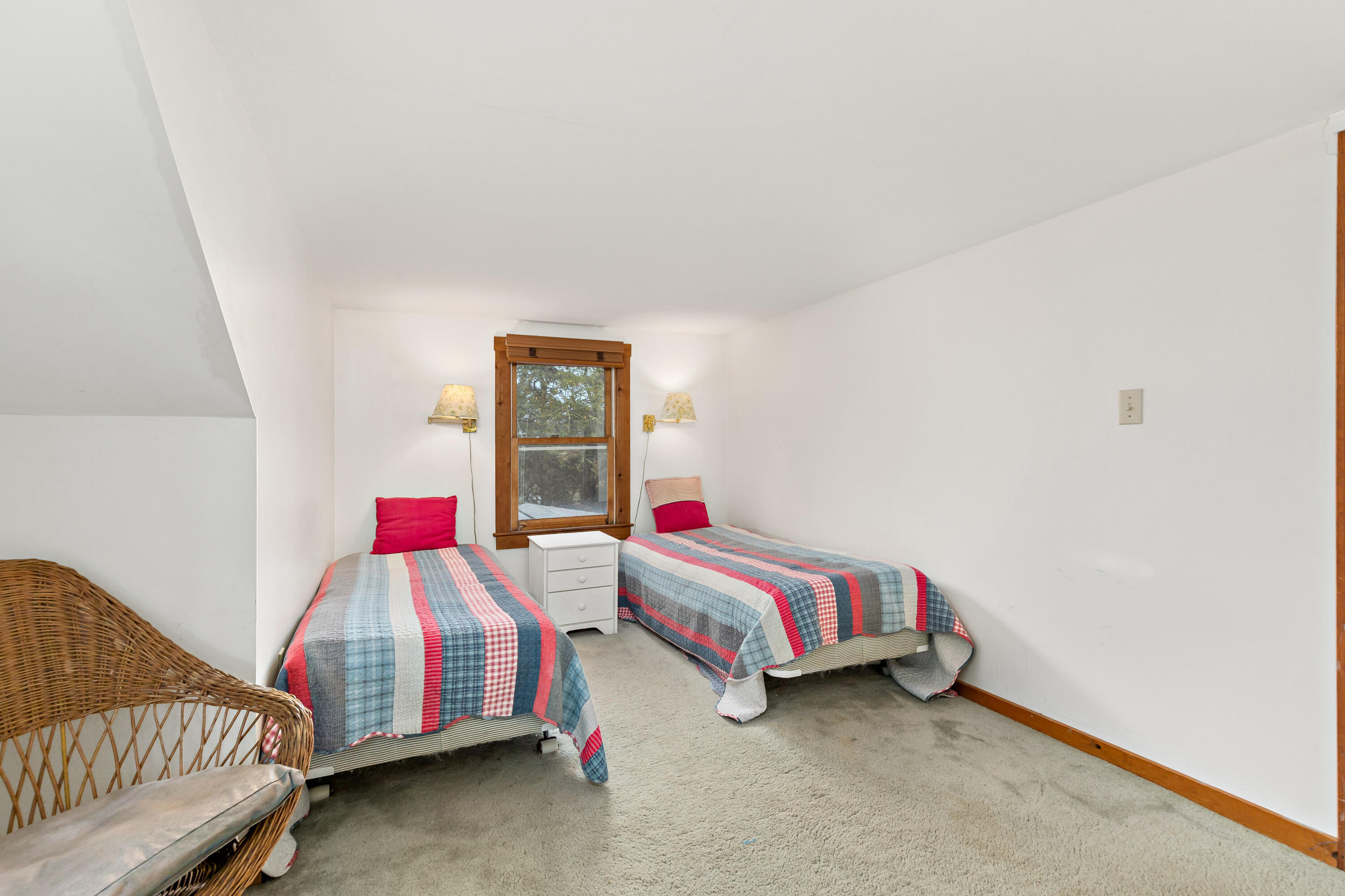 520 Samoset Road Eastham, MA 02642 - Photo 29 of 46 a bedroom with two beds and painted walls