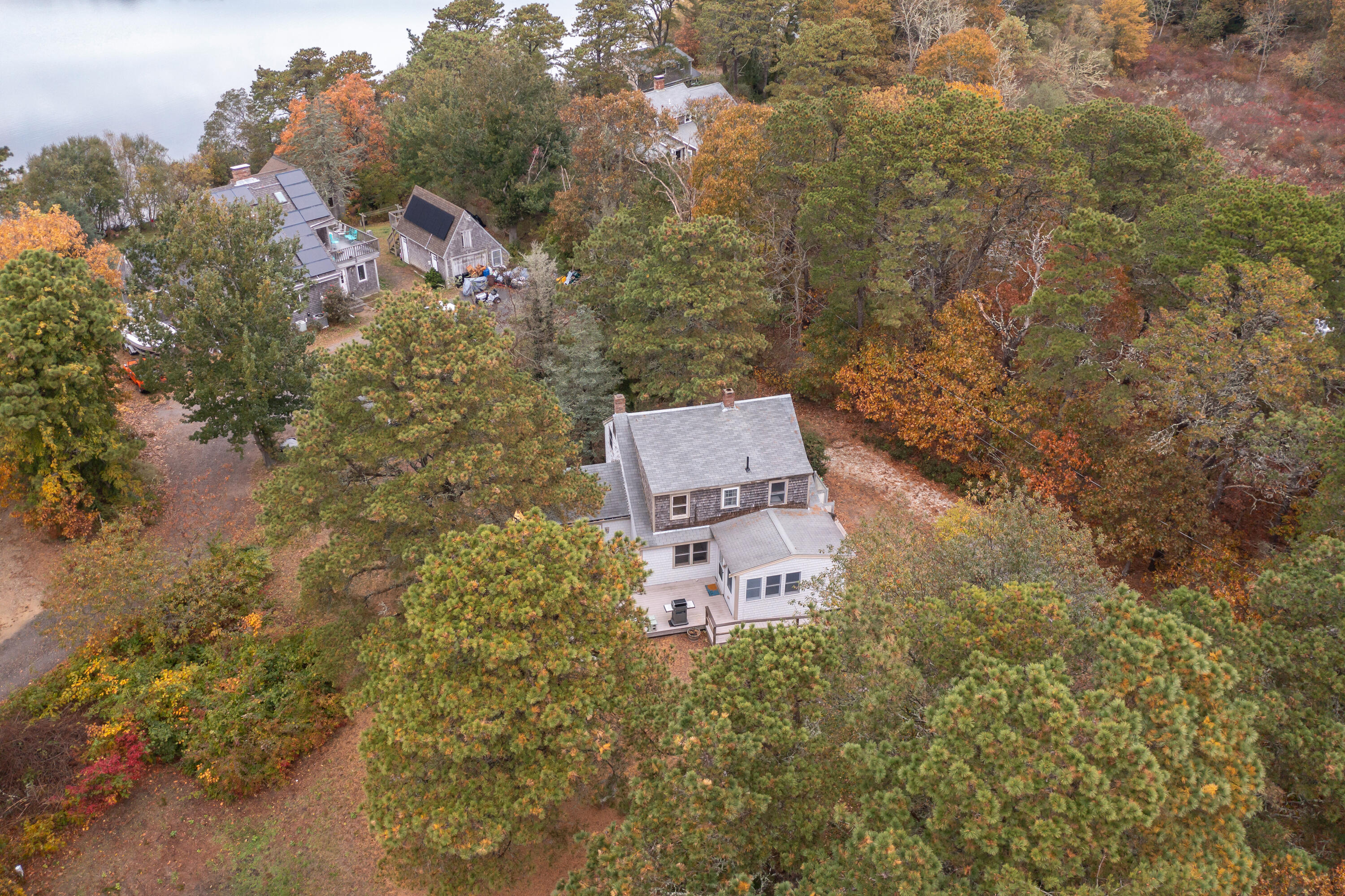 520 Samoset Road Eastham, MA 02642 - Photo 42 of 46 an aerial view of residential house with outdoor space
