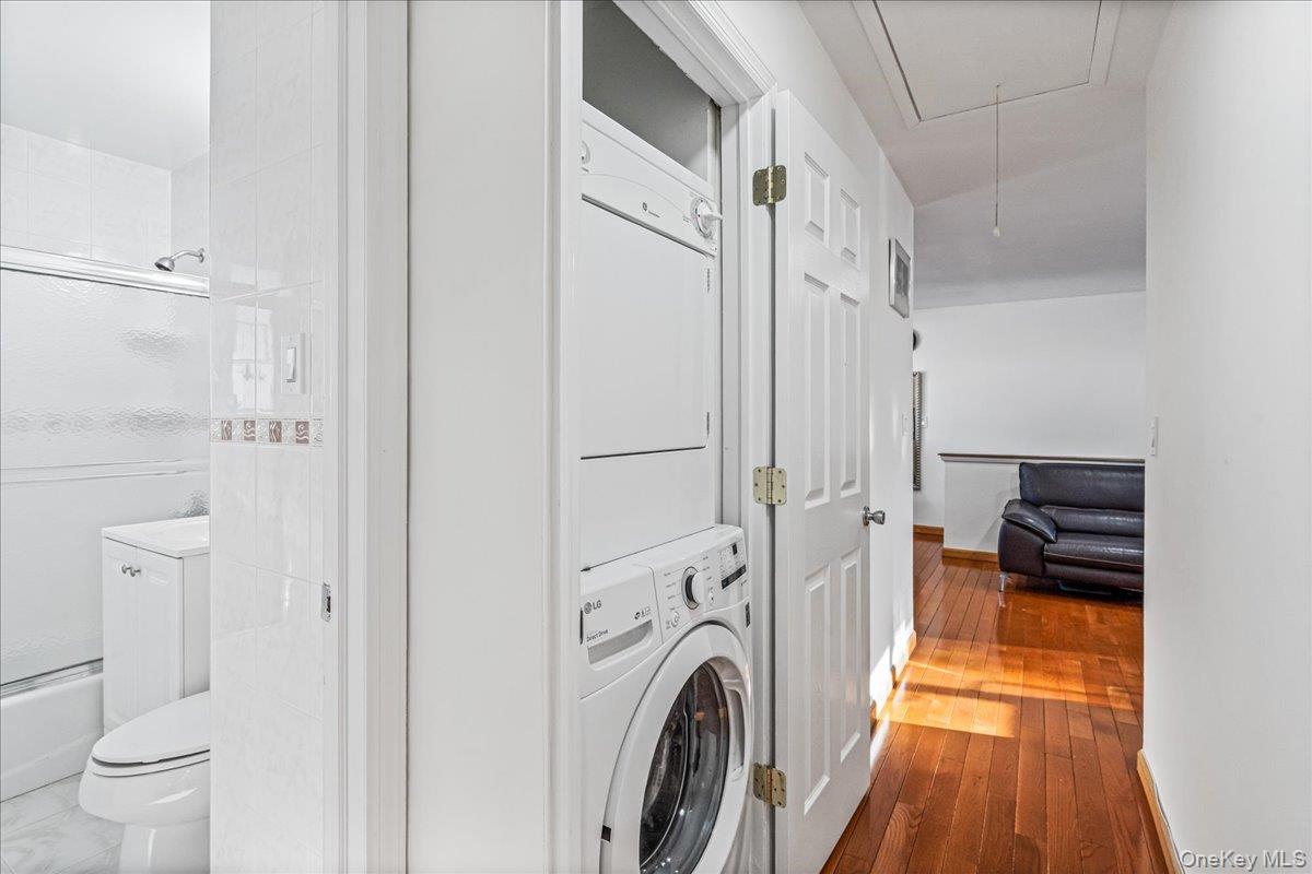 218-07 73rd Avenue, Unit UPPR Queens, NY 11364 - Photo 9 of 23 a view of a walk in closet and bedroom view