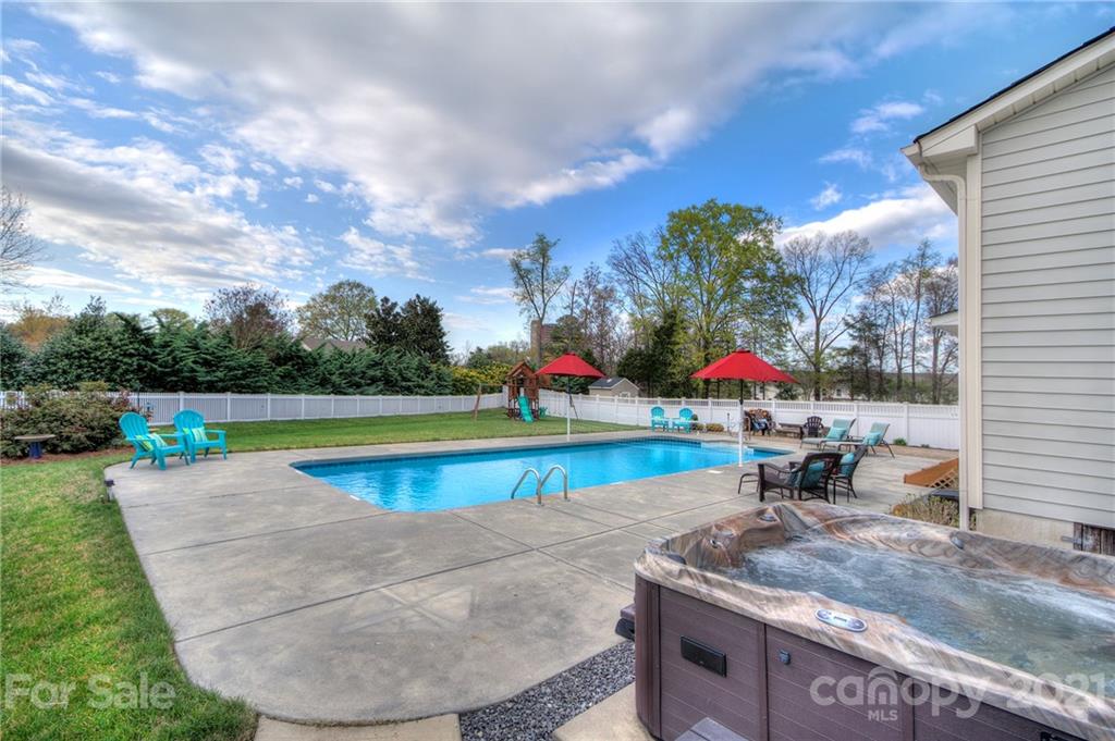 7025 Meyer Road Fort Mill, SC 29715 - Photo 33 of 41 a view of outdoor space yard swimming pool and outdoor seating