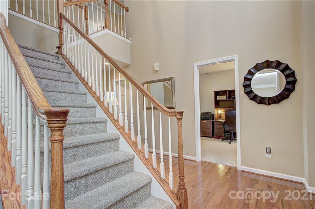 7025 Meyer Road Fort Mill, SC 29715 - Photo 6 of 41 a view of entryway and hall with wooden floor