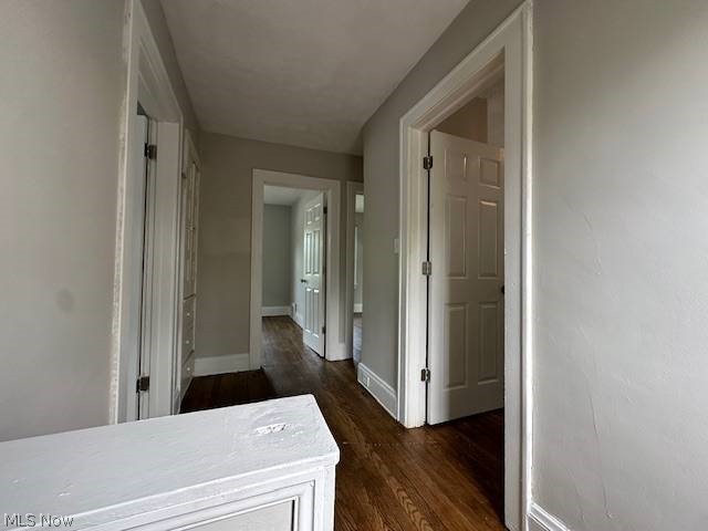 1752 South Taylor Road Cleveland, OH 44118 - Photo 11 of 14 Corridor with dark hardwood / wood-style floors