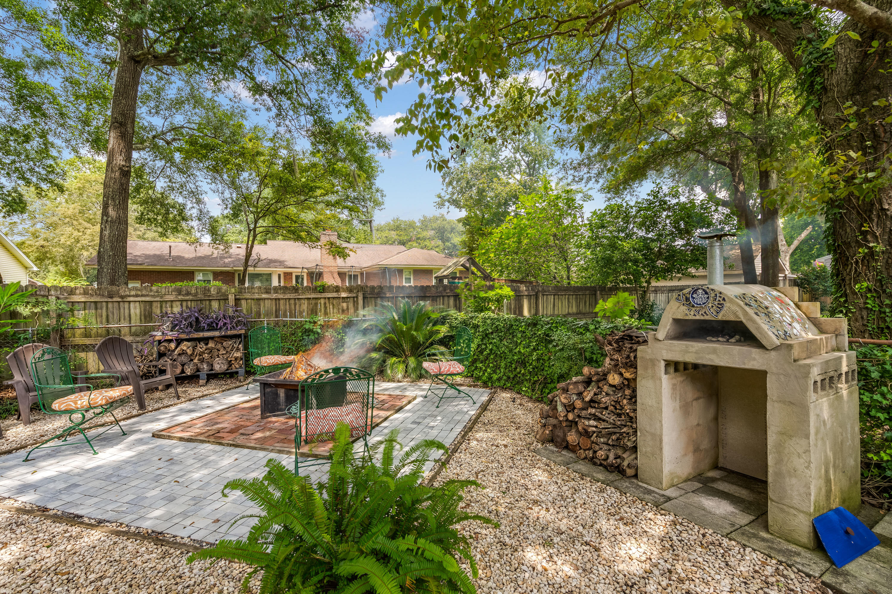 1054 Yeamans Hall Road Hanahan, SC 29410 - Photo 22 of 28 Pizza Oven - Smoker