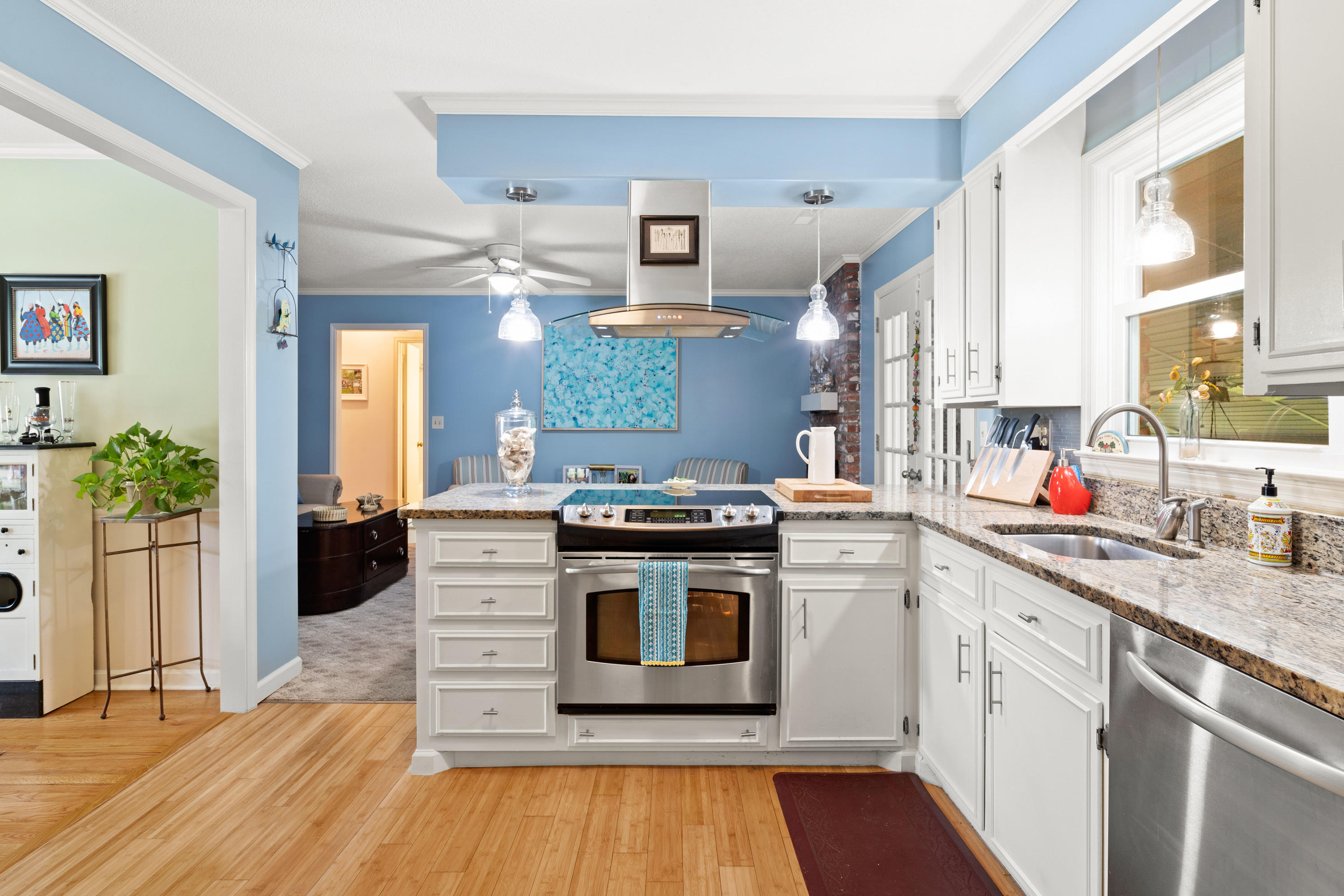 1054 Yeamans Hall Road Hanahan, SC 29410 - Photo 8 of 28 Kitchen into Family Rm