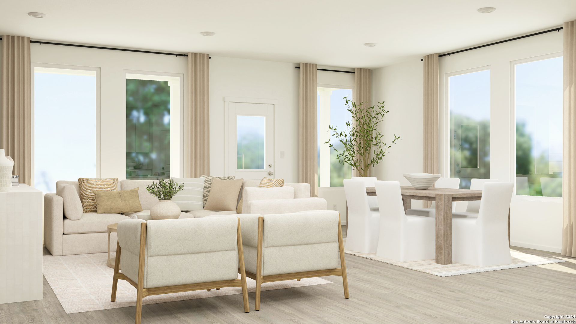 8925 Gila Ridge Seguin, TX 78155 - Photo 13 of 33 a living room with furniture and a large window