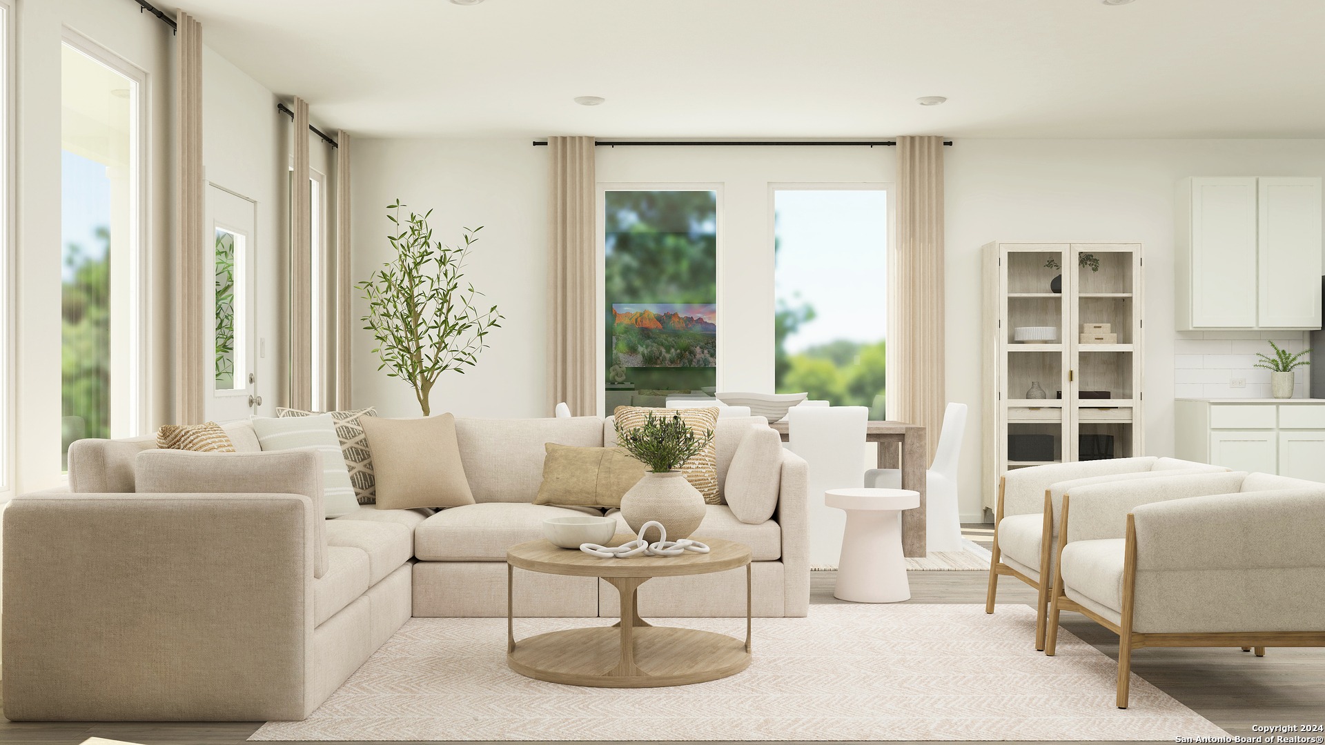8925 Gila Ridge Seguin, TX 78155 - Photo 27 of 33 a living room with furniture and large windows
