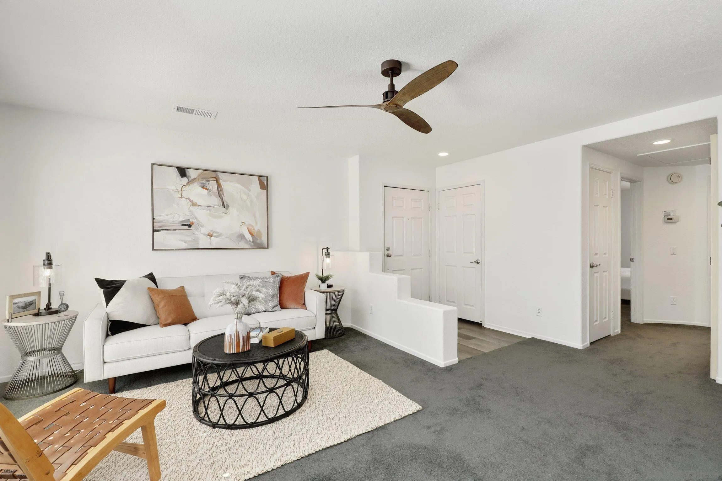 13957 Midland Road Poway, CA 92064 - Photo 2 of 26 a living room with furniture and a ceiling fan