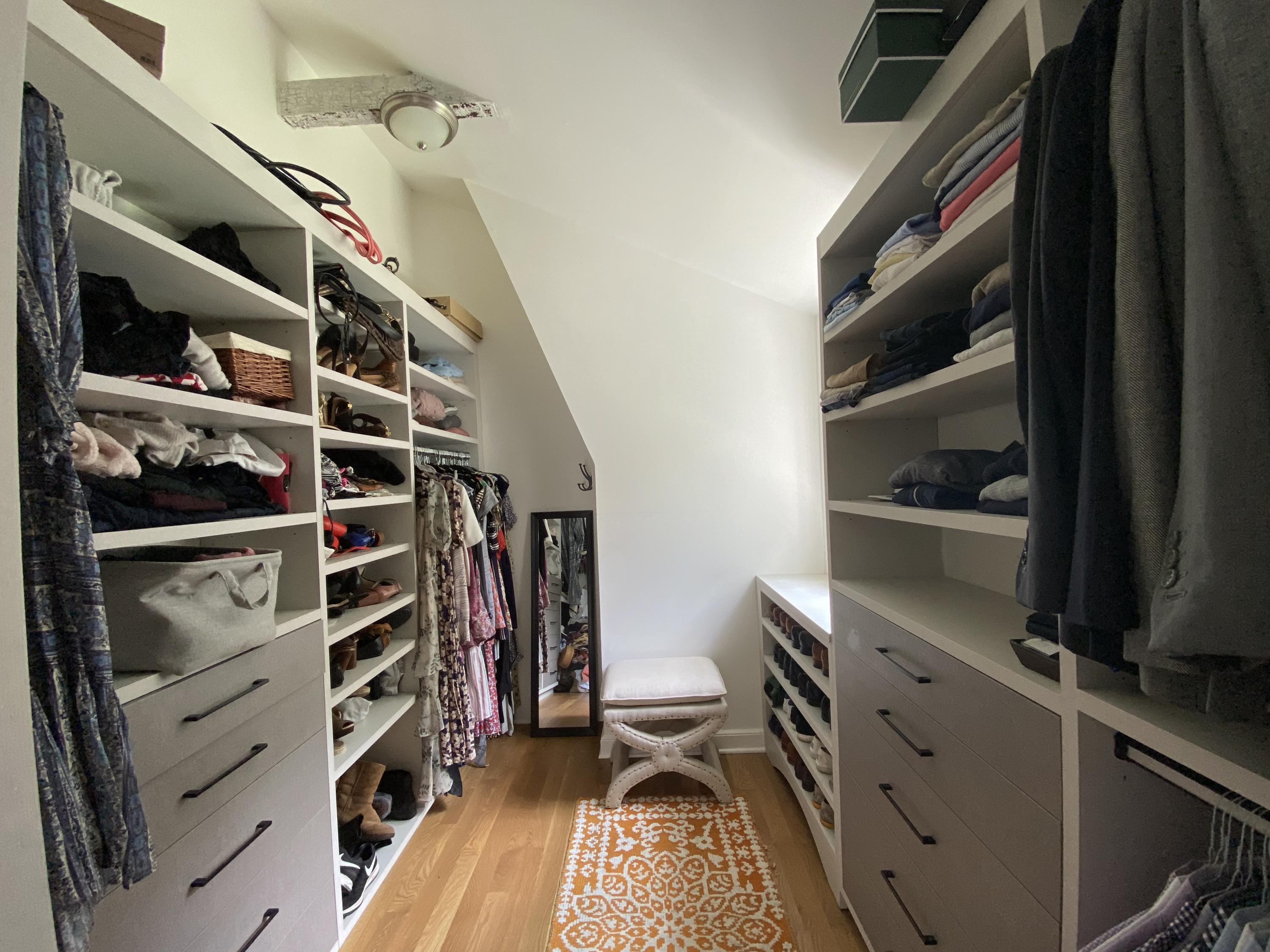 19 Clapboard Hill Road New Canaan, CT 06840 - Photo 16 of 30 a view of walk in closet with clothes and shoes
