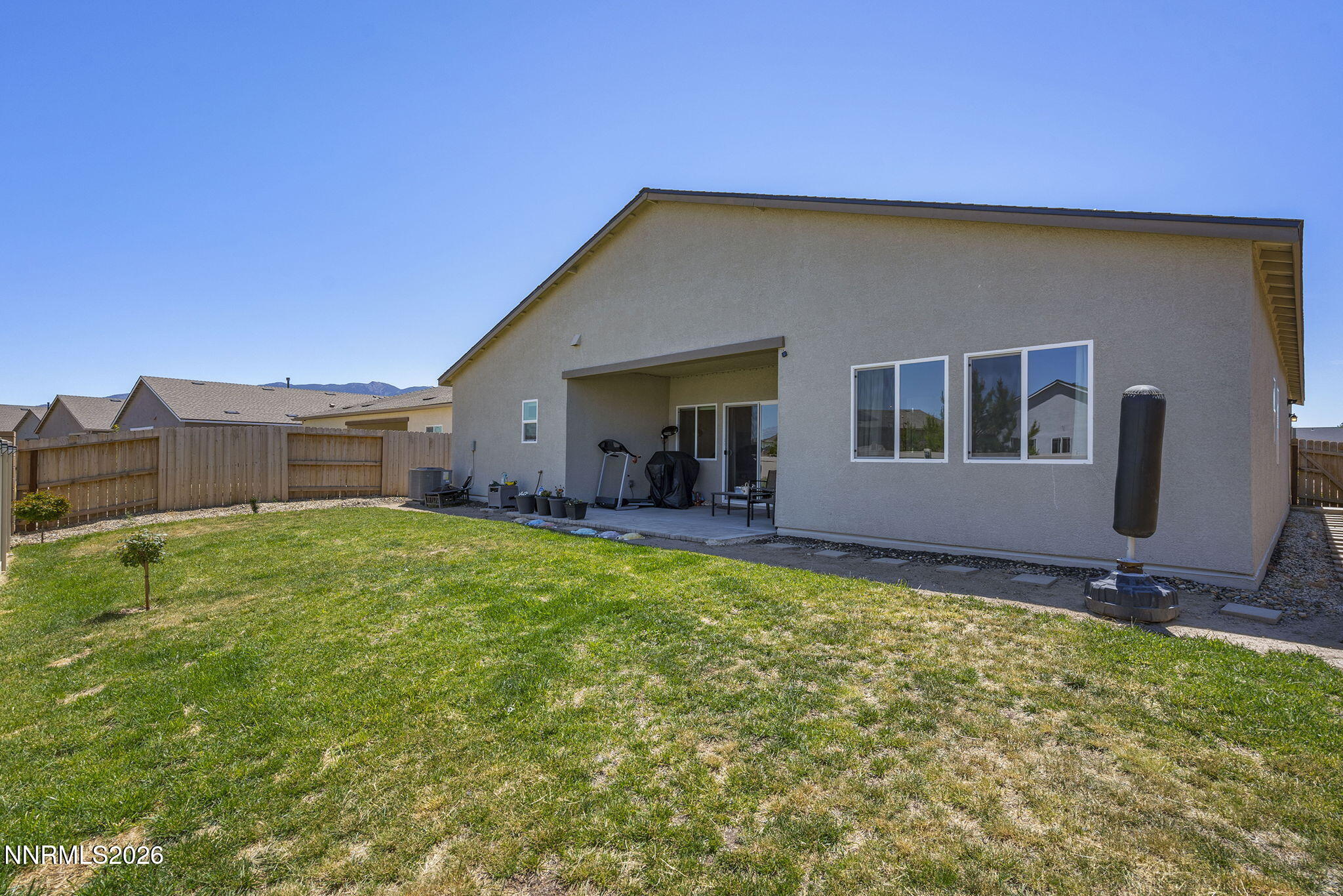 738 Butte Creek Road Dayton, NV 89403 - Photo 21 of 28 a view of a house with backyard and porch