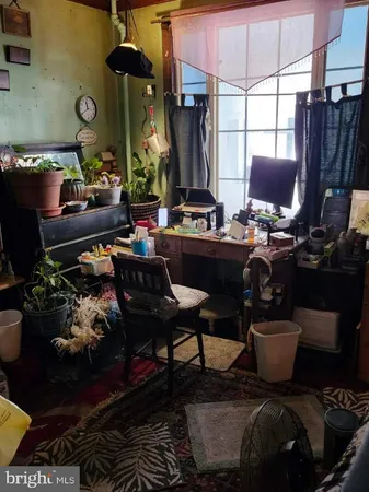 a room with musical instruments