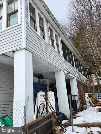 a view of a house with a door