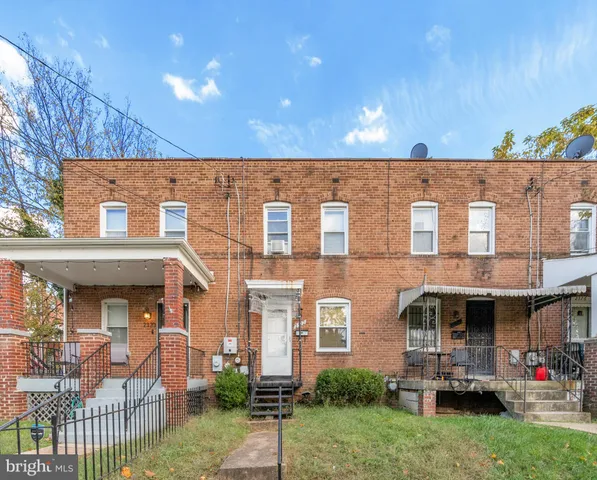 a view of a building with many windows