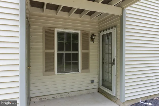 a view of front door and windows