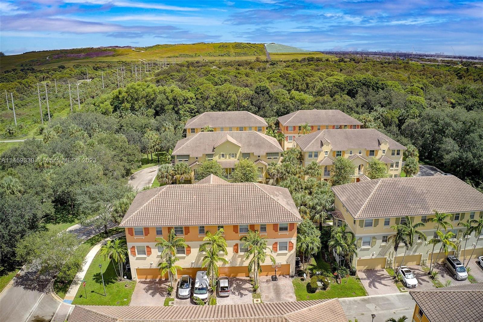 3920 Passion Flower Road Coconut Creek, FL 33073 - Photo 34 of 37 an aerial view of residential houses and outdoor space